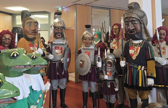 Die Narrengruppen im Konrad Manopp-Stift