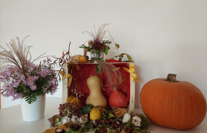 Herbstliche Dekoration